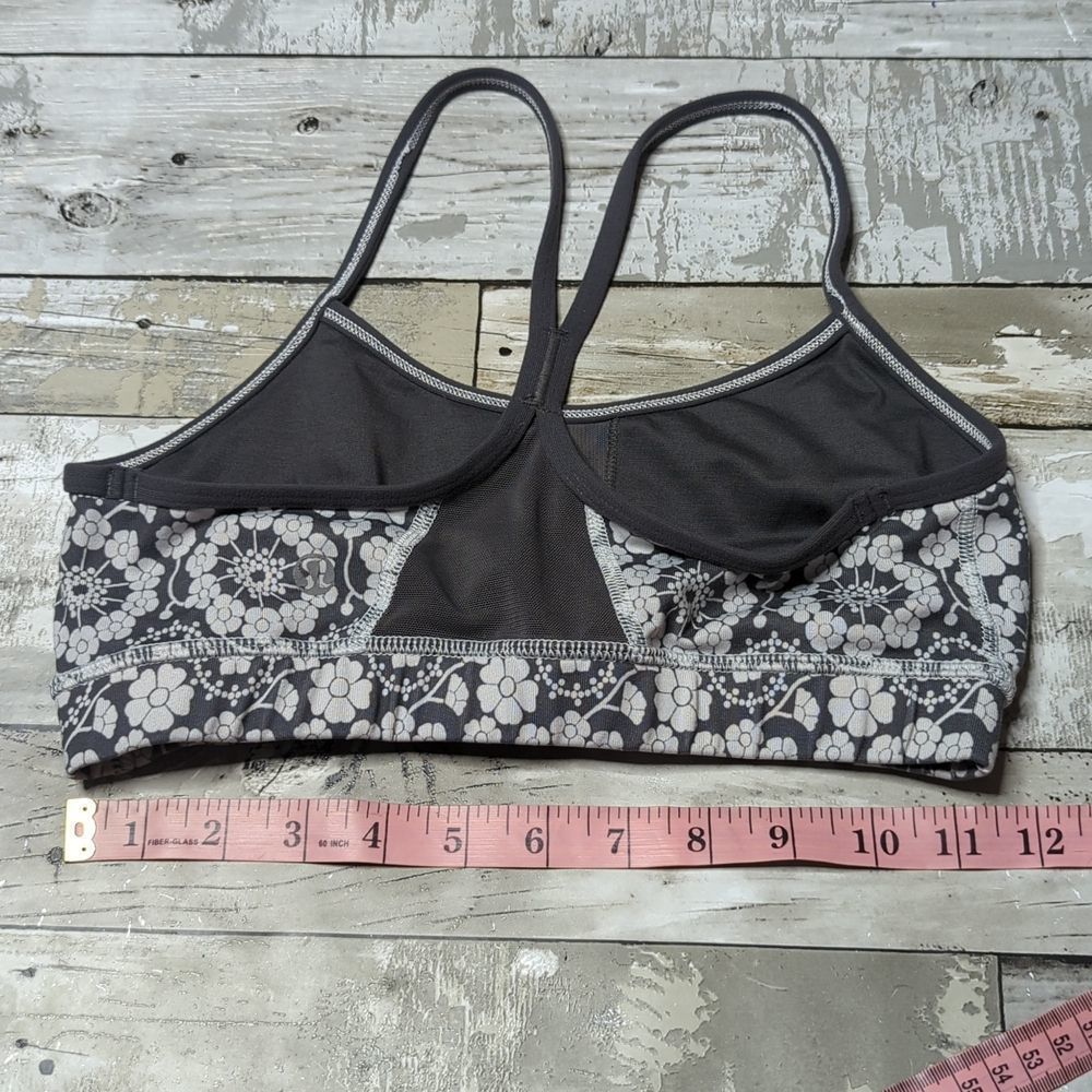 Lululemon Flow Y Bra IVTwiggy Printed Nimbus / Soot Light - Picture 5 of 5